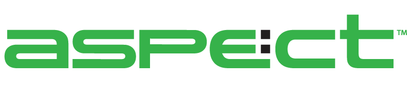 Aspect logo green web