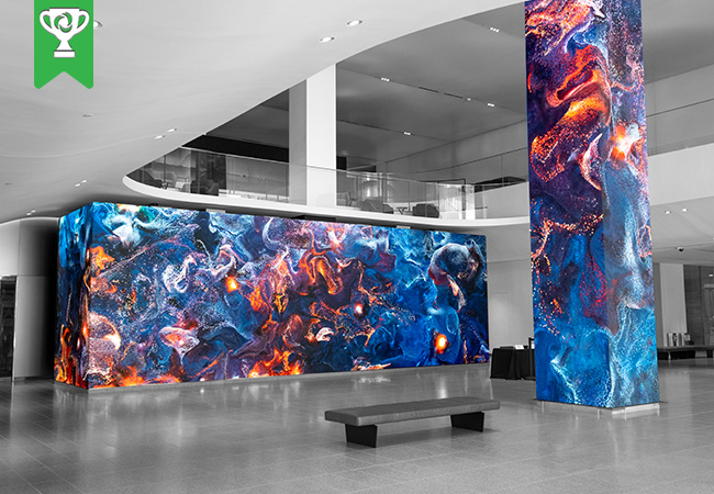 BRILLIANT LED Technology in AT&T Headquarters Lobby