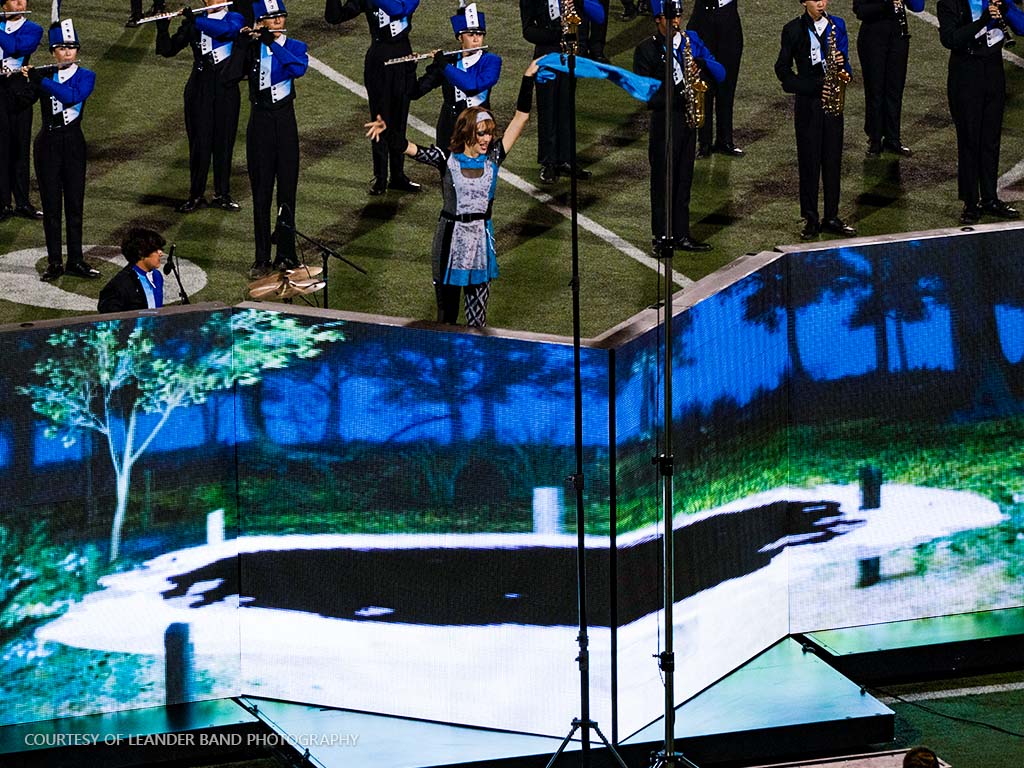 Leander High School Band LED Video