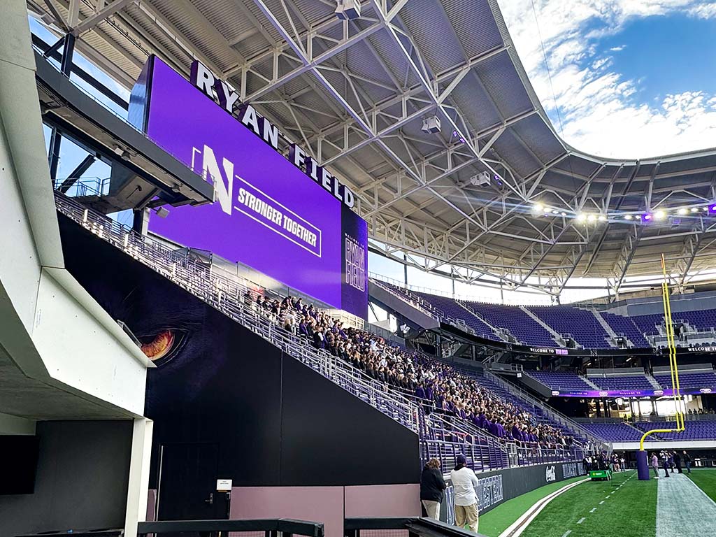 Ryan field endzone LED