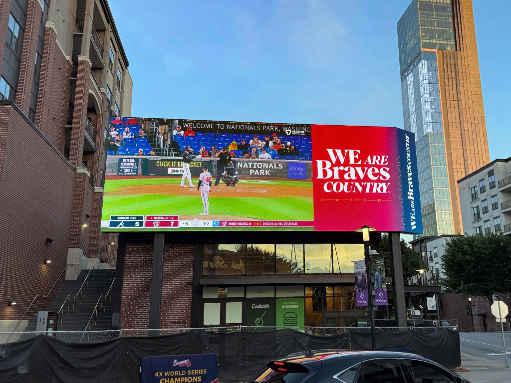 Shake Shack LED screen