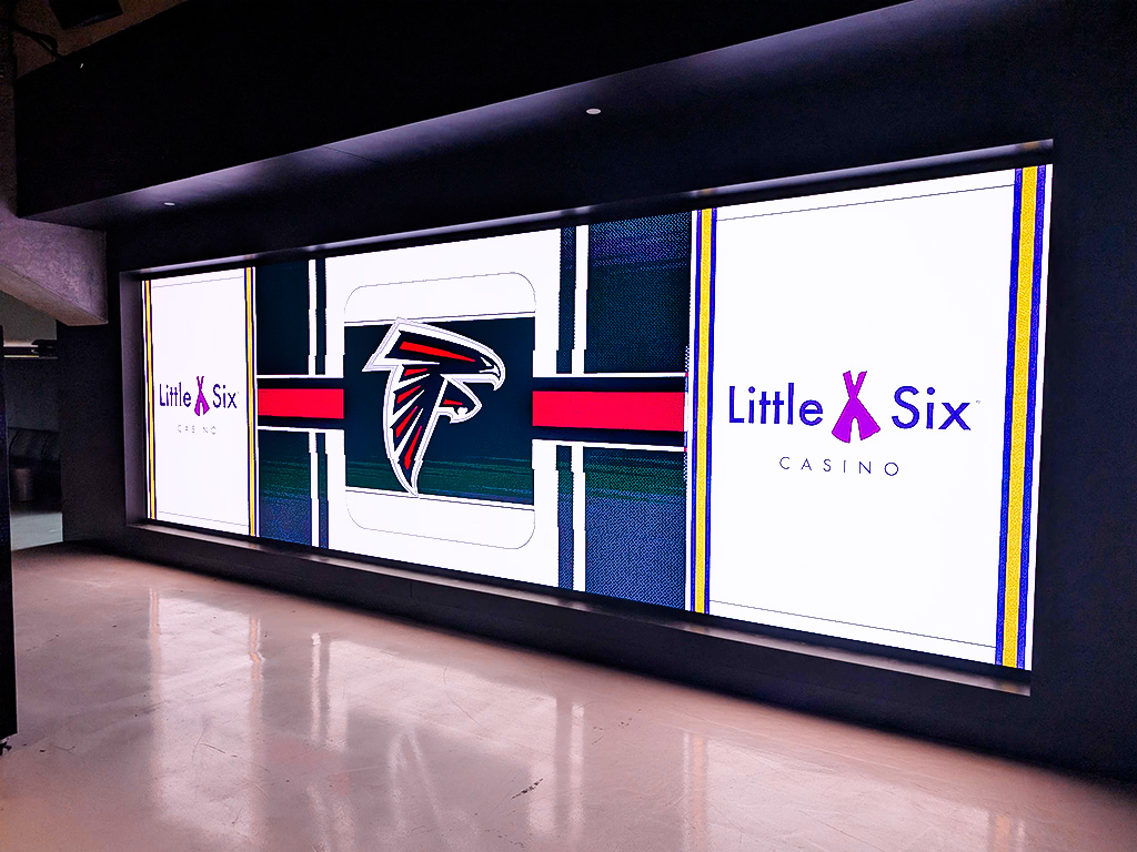 Little Six Club video wall
