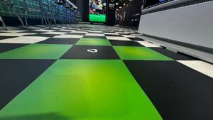 Booth floor