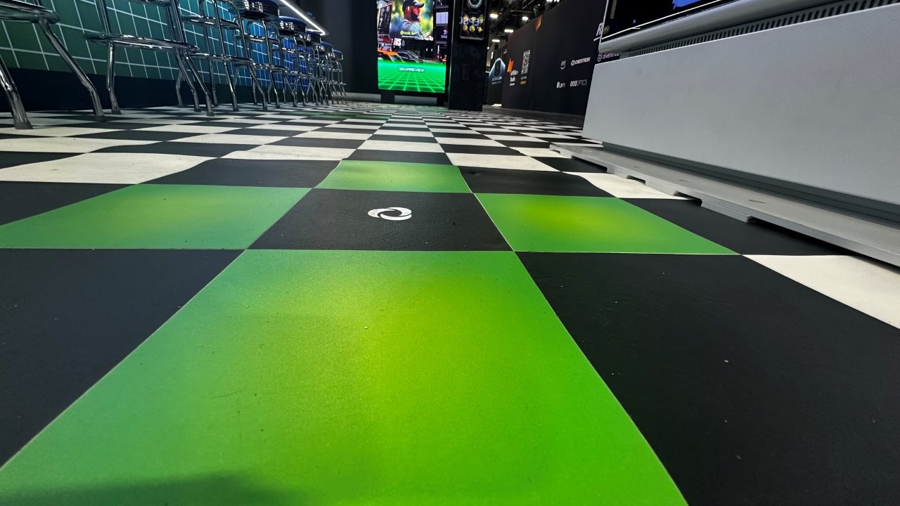 Booth floor